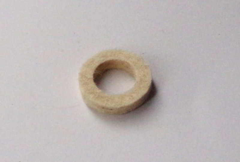 Uszczelnienie pierścienia łożyska koła, filc, 27x16x6, Jawa Babetta-photo1