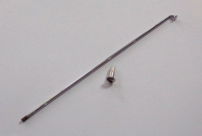 Szprycha M3,5-205, chrom + nypel M3,5-18 nikiel, Jawa Special-photo4