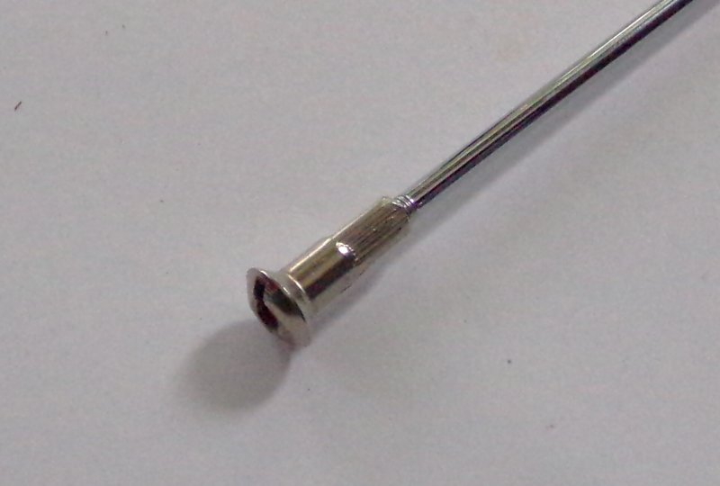 Szprycha M3,5-205, chrom + nypel M3,5-18 nikiel, Jawa Special-photo3