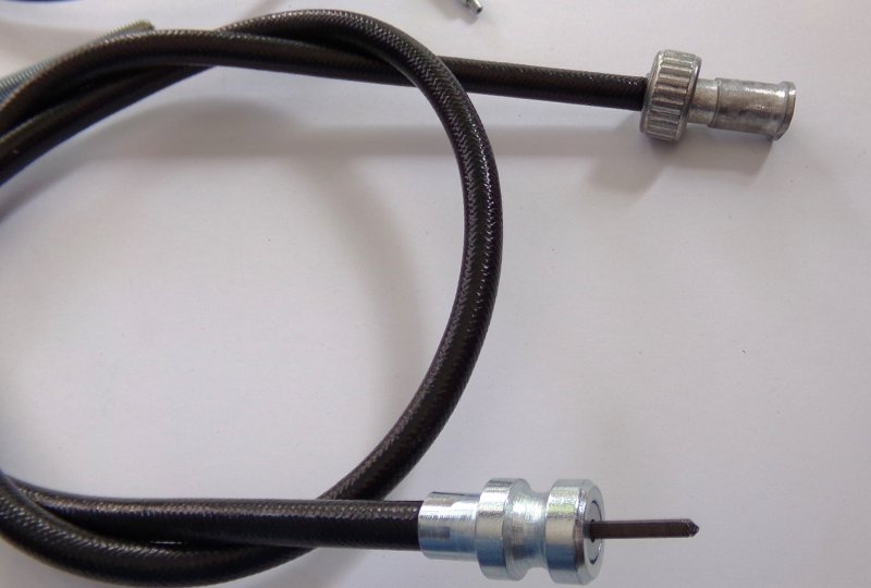 Komplet 4 linek, pancerz w oplocie bawełnianym, czarny, Jawa 250 Perak-photo3