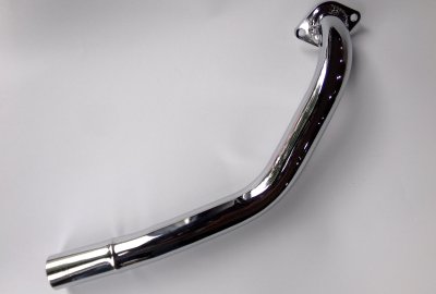 Kolanko wydechu, chrom, Jawa 50 typ 21/23
