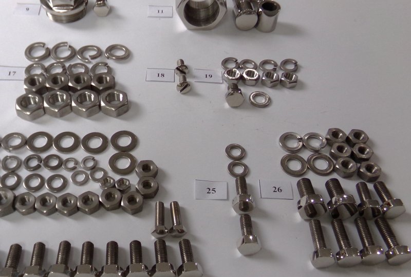 Komplet śrub na cały motocykl, nierdzewne/polerowane, Jawa 350 SV-photo5