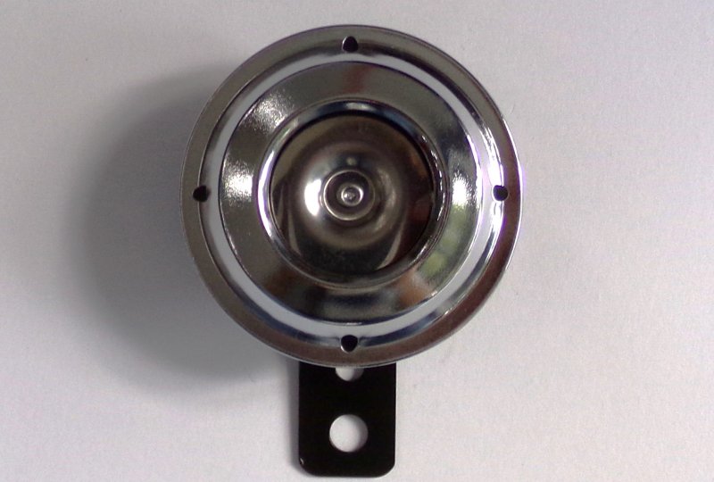 Klakson 6V, 70 mm, chrom, Jawa, CZ-photo3