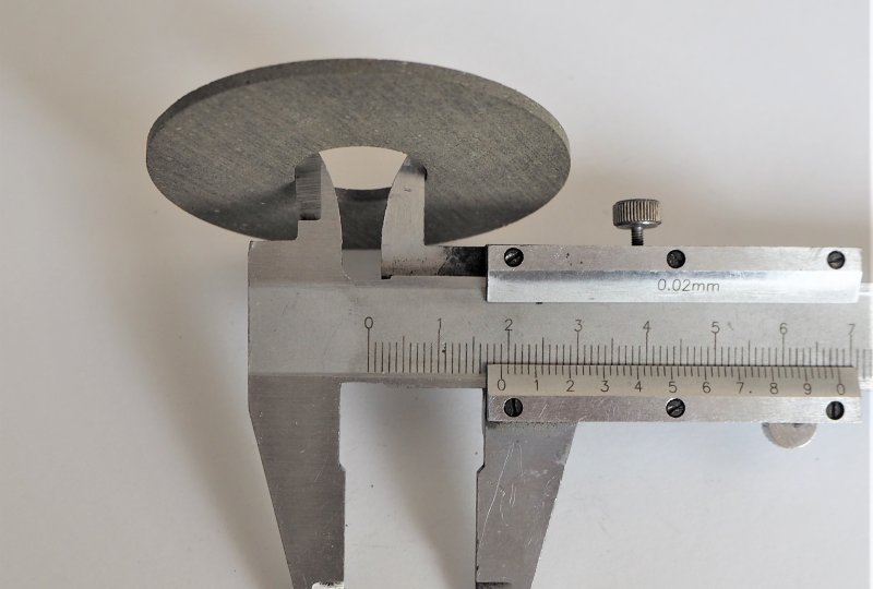 Podkładka hamulca ciernego tłumika drgań główki ramy, 60 x 19,1 x 2 mm, Jawa Villiers, Special-photo4