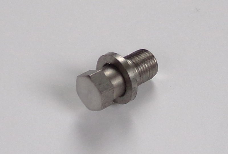 Śrubka przedniego zawieszenia, dolna, M10/1, klucz 11mm, nierdzewna, z podkładką, Jawa, CZ-photo2