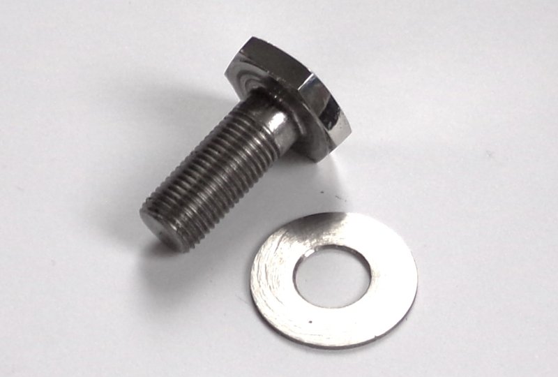 Śruba przedniego zawieszenia, górna, M12/1,25, klucz 24 mm, nierdzewna/polerowana, z podkładką, CZ 476-487-photo3