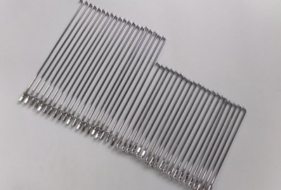 Szprychy i nyple, komplet 40 szt, przednie, M4, chrom, Jawa 350 OHV