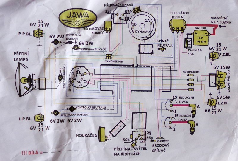Instalacja elektryczna, wersja jednolicznikowa, Jawa 634-photo3