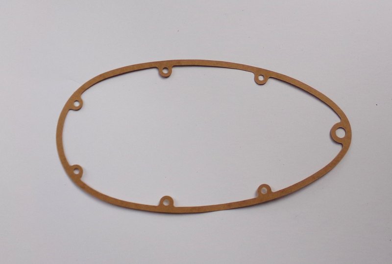 Uszczelka pokrywy sprzęgła, 0,3 mm, preszpan, Jawa 50-photo1