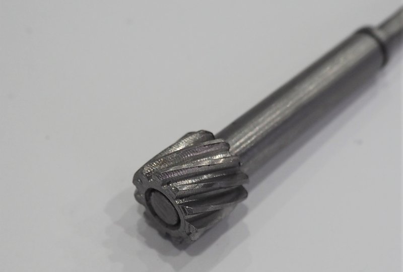 Napęd licznika, 11 zębów, długość 178mm, średnica 8mm, Jawa 250 Perak, Kyvacka, Panelka-photo4