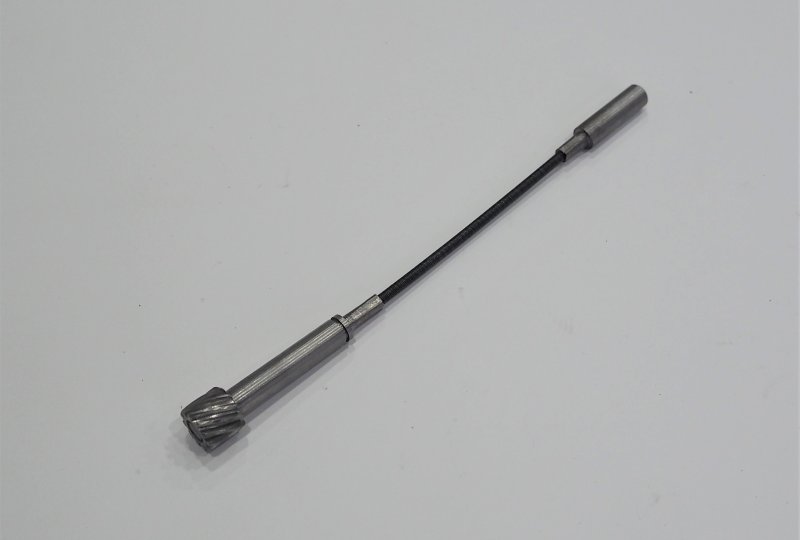 Napęd licznika, 11 zębów, długość 178mm, średnica 8mm, Jawa 250 Perak, Kyvacka, Panelka-photo1