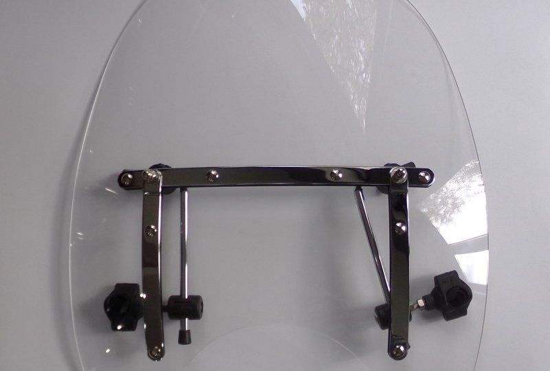 Szyba owiewka, z blachami, duża, nietłukąca, Jawa 300 CL, 350 Perak, 42 Bobber-photo1