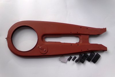 Osłona łańcucha, lakierowana, Jawa 590/361 Sport