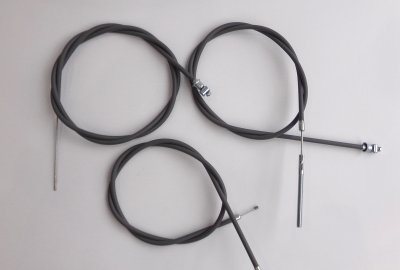 Komplet 3 linek, szare, Jawa 50 typ 550