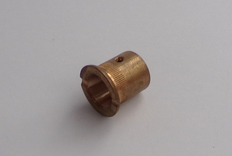 Tulejka skrzyni biegów, zaślepiona, 14mm, brąz, oryginał, Jawa, CZ 250/350-photo2