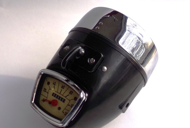 Lampa przednia, z licznikiem, kompletna, Jawa 23 Mustang-photo3