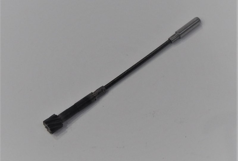 Napęd licznika, 10 zębów, długość 177mm, średnica 8mm, Jawa 250 Perak, OHC-photo1