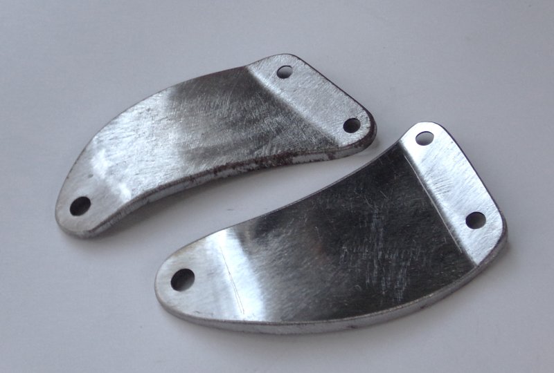 Uchwyty przedniej lampy, 2 sztuki, surowe, CZ 125/150 B, T, C-photo1