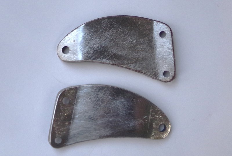 Uchwyty przedniej lampy, 2 sztuki, surowe, CZ 125/150 B, T, C-photo2