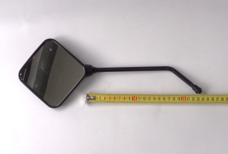 Lusterka boczne kwadratowe, P + L, M10x1,25, plastik, Jawa, CZ-photo7