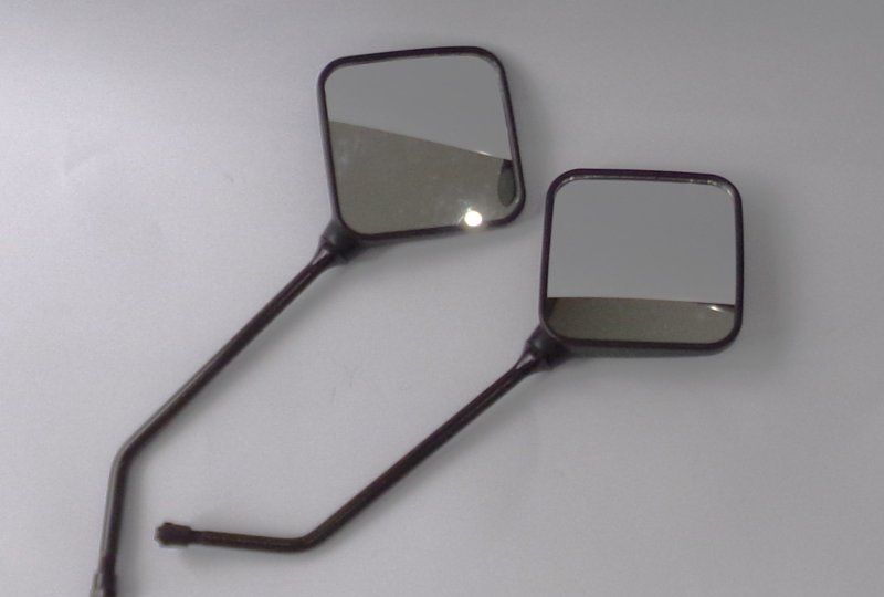 Lusterka boczne kwadratowe, P + L, M10x1,25, plastik, Jawa, CZ-photo1