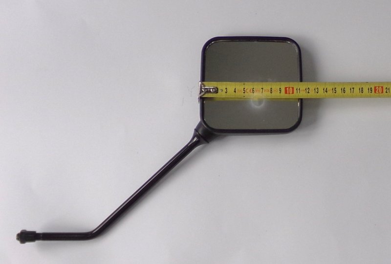 Lusterka boczne kwadratowe, P + L, M10x1,25, plastik, Jawa, CZ-photo6