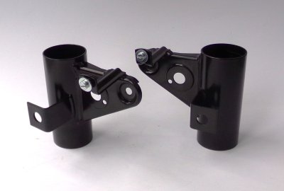 Uchwyty przedniej lampy, 2 szt, oryginał, Jawa 639, 640