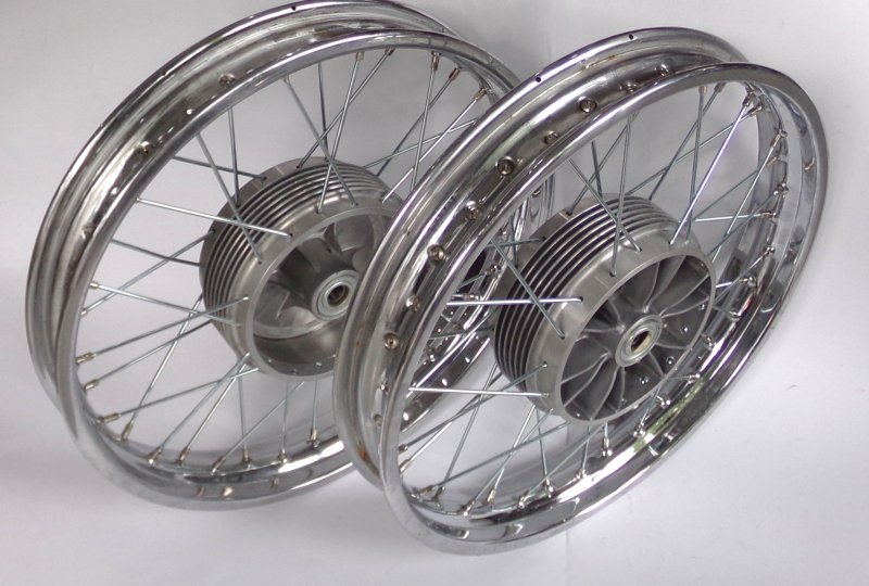 Koła - komplet, przednie, tylne, Jawa 350/634, 638, CZ 350/472-photo1
