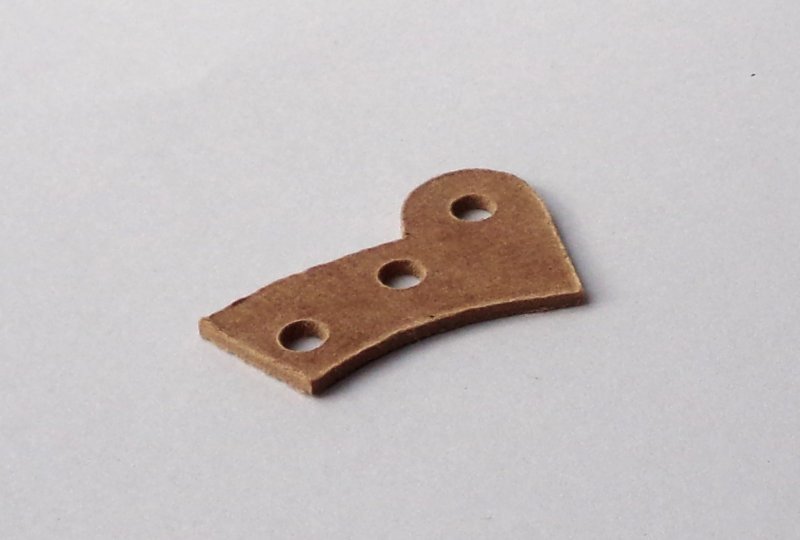 Podkładka izolacyjna zworkownicy prądnicy, preszpan, 1 mm, Jawa 500 OHC-photo2