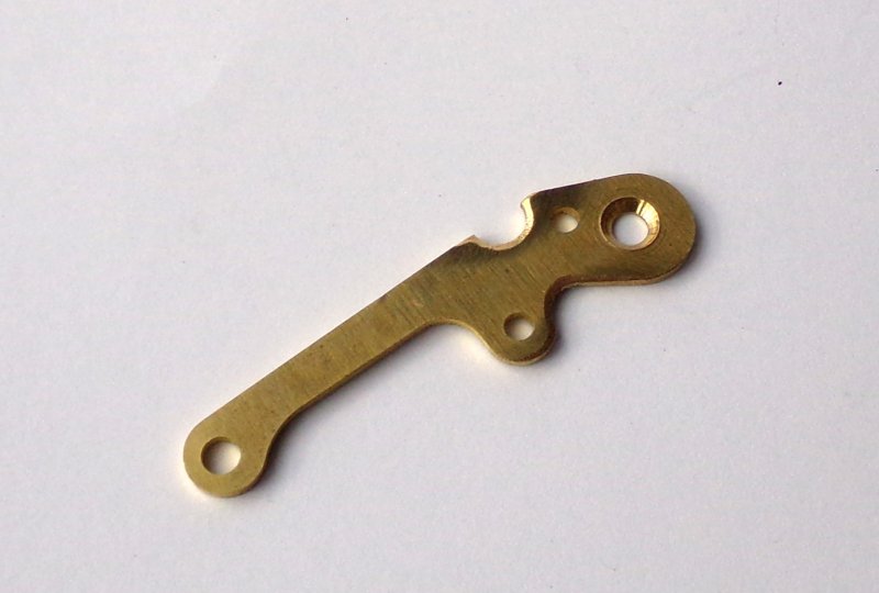 Blaszka stykowa stacyjki z amperomierzem, 1,5 mm, mosiądz, Jawa, CZ-photo1