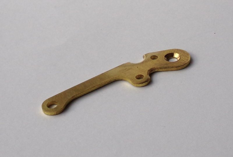 Blaszka stykowa stacyjki z amperomierzem, 1,5 mm, mosiądz, Jawa, CZ-photo2