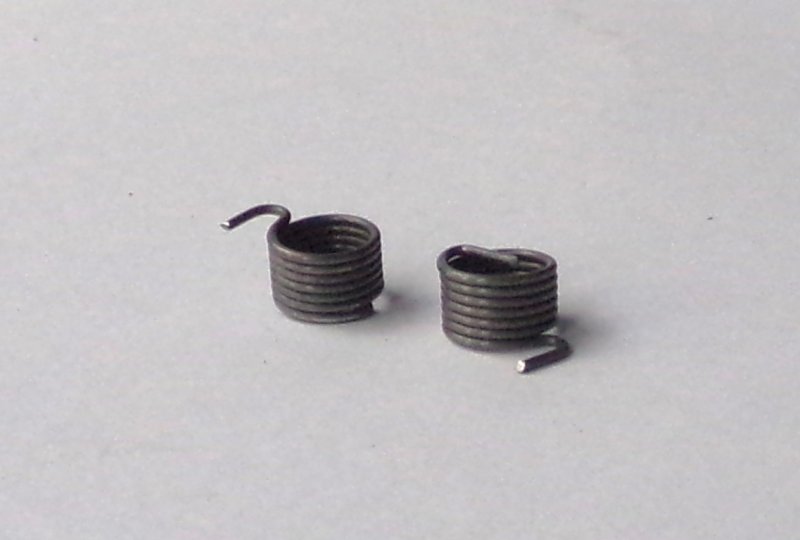 Sprężyny szczotek prądnicy, 2 szt, Jawa 500 OHC 01, 02-photo2