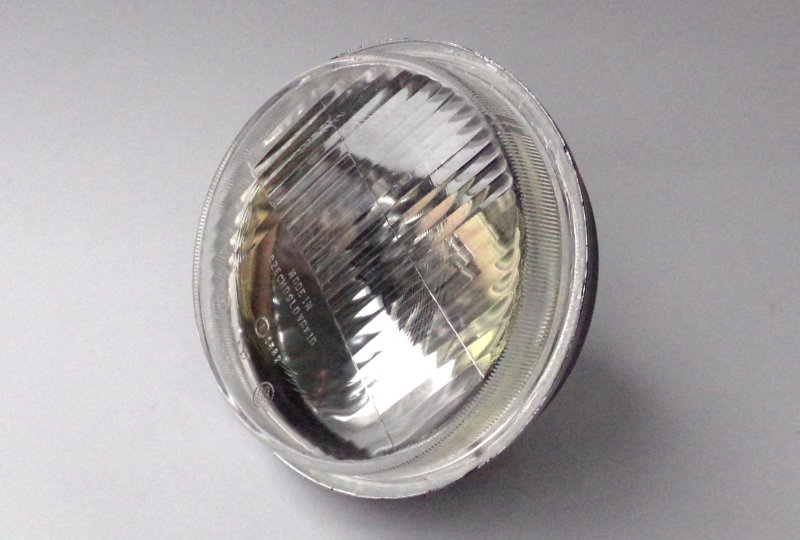 Szkło przedniej lampy z odblaskiem i objemką żarówki, Jawa Babetta 210, 225-photo1