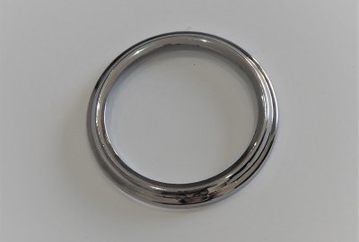 Ramka licznika, 80 mm, chromowana, Jawa, CZ 1954 ---