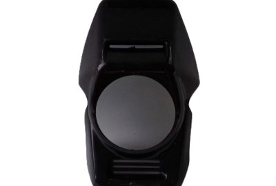 Owiewka przedniej lampy, czarna, plastik, Jawa Babetta 210, 225