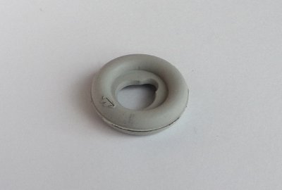 Gumowa przelotka lampy, szara, Jawa 50