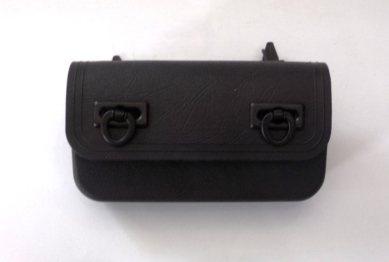 Sakwa pod siedzenie, czarna, gumoplastik, 18x8x3,5 cm, Jawa Babetta-photo2