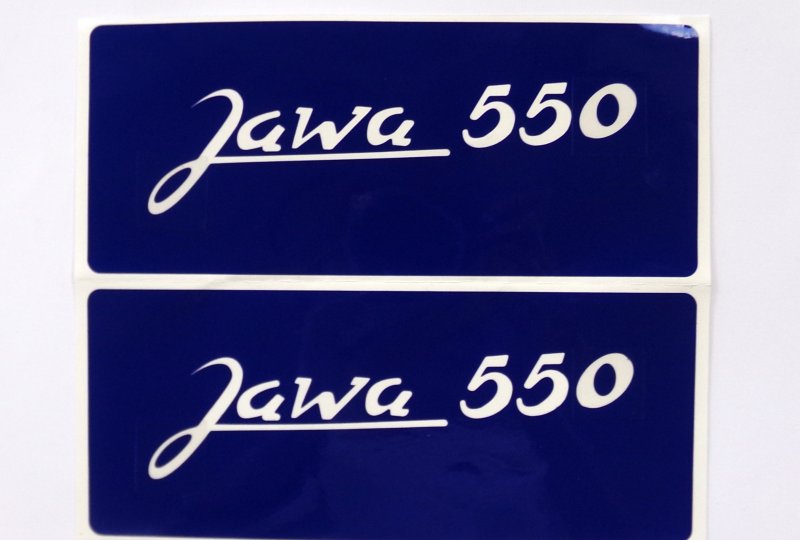 Naklejki, 2 szt, Jawa 550, szablon do malowania-photo1