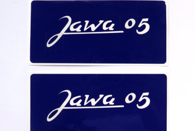 Naklejki, 2 szt, Jawa 05, szablon do malowania