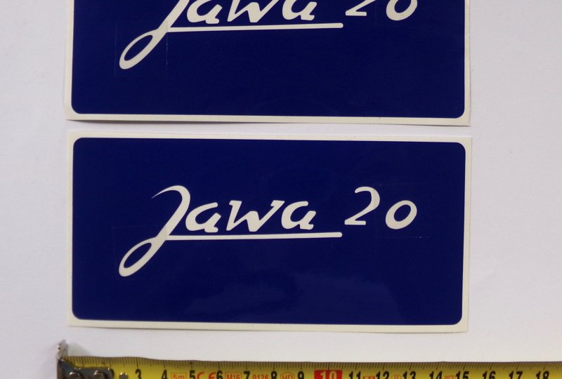 Naklejki, 2 szt, Jawa 20, szablon do malowania-photo2