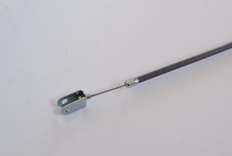 Linka tylnego hamulca, 38/50 cm, szara, Jawa Jawetta-photo2