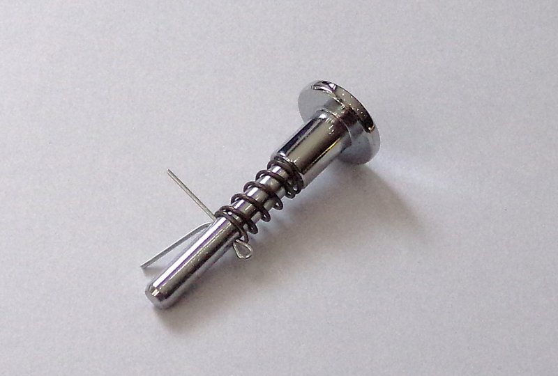 Przycisk wyłączania silnika, kompletny, chrom, CZ 125/150C-photo2