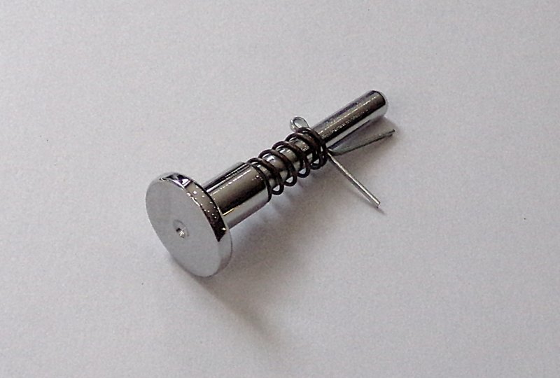 Przycisk wyłączania silnika, kompletny, chrom, CZ 125/150C-photo1