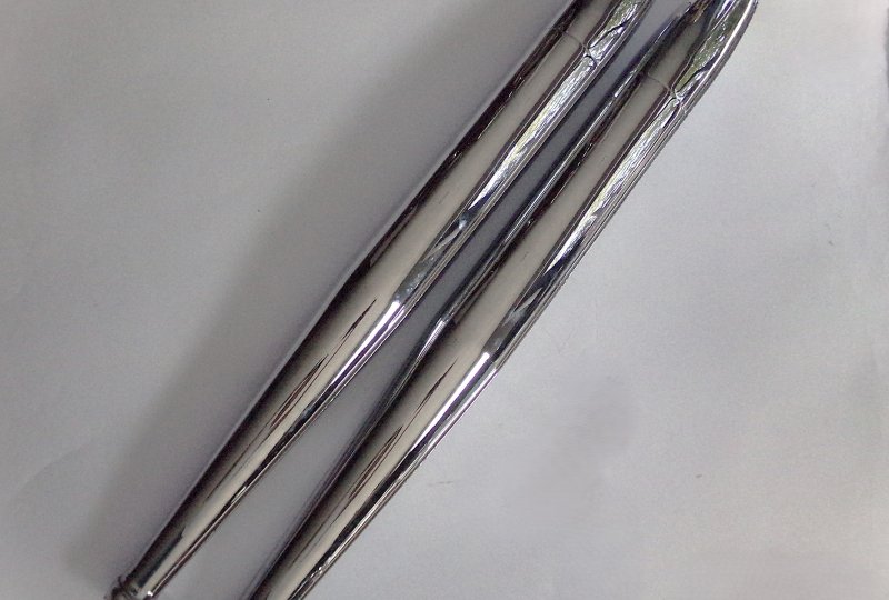 Tłumiki cygara, chrom, Jawa Bizon-photo1