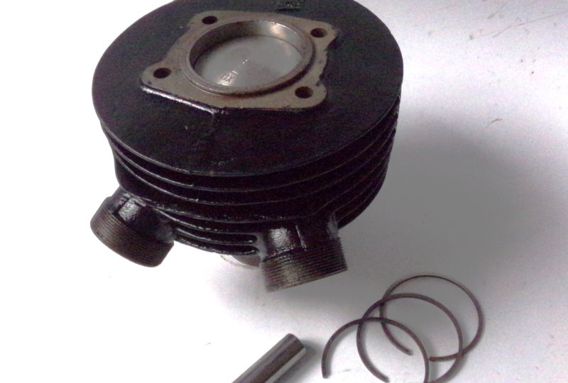 Cylinder + tłok 59,50/16, oryginał, po renowacji, Jawa 175/356-photo3