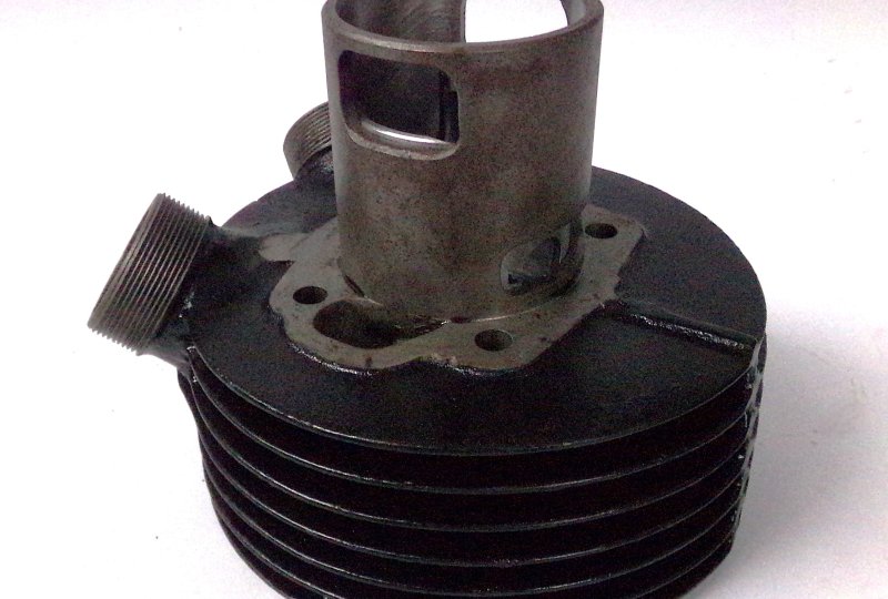 Cylinder + tłok 59,25/16, oryginał, po renowacji, Jawa 175/356-photo5