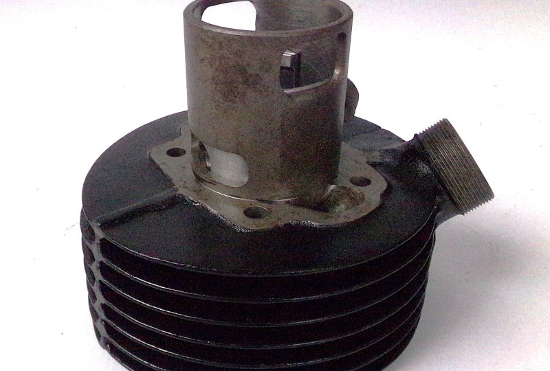 Cylinder + tłok 59,25/16, oryginał, po renowacji, Jawa 175/356-photo6