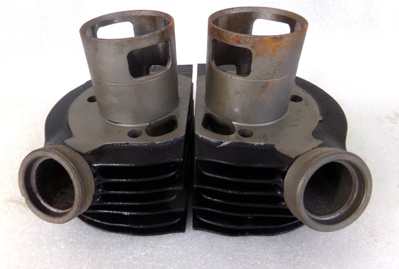 Cylindry, z zestawem tłoków 58,50 mm/16, oryginał, po renowacji, Jawa 350 Kyvacka, Panelka (1)-photo4
