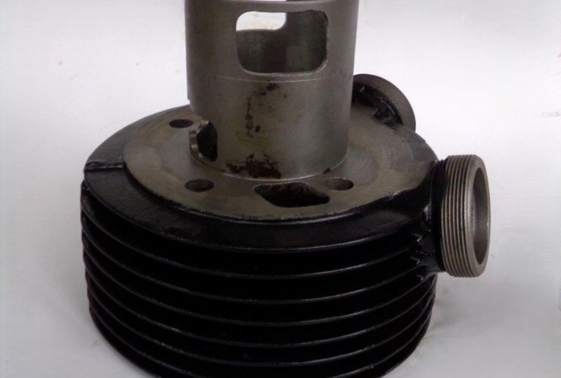 Cylinder + tłok 65,75/15, oryginał, po renowacji, Jawa 250 Kyvacka-photo6