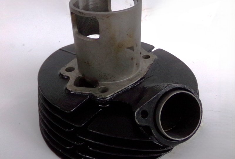 Cylinder + tłok 59,25/16, oryginał, po renowacji, CZ 175/450-photo3